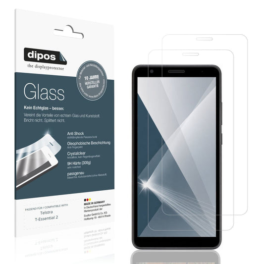 2x 9H Schutzfolie für Telstra T-Essential 2 Panzer (1)