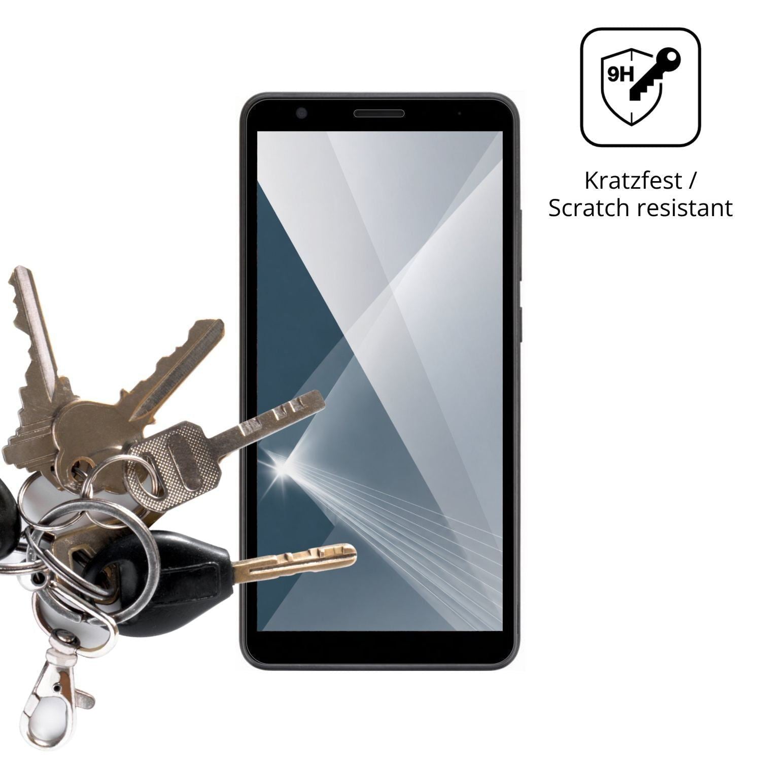 2x 9H Schutzfolie für Telstra T-Essential 2 Panzer (3)