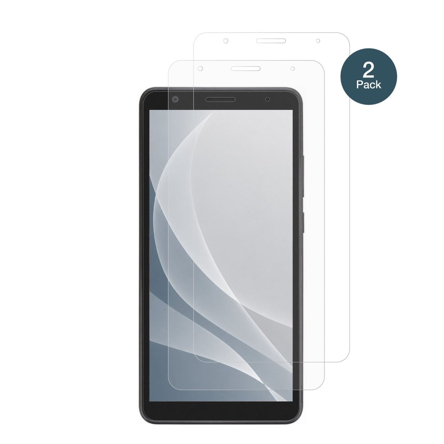2x 9H Schutzfolie matt für Telstra T-Essential 2 P (2)