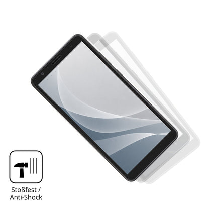 2x 9H Schutzfolie matt für Telstra T-Essential 2 P (4)