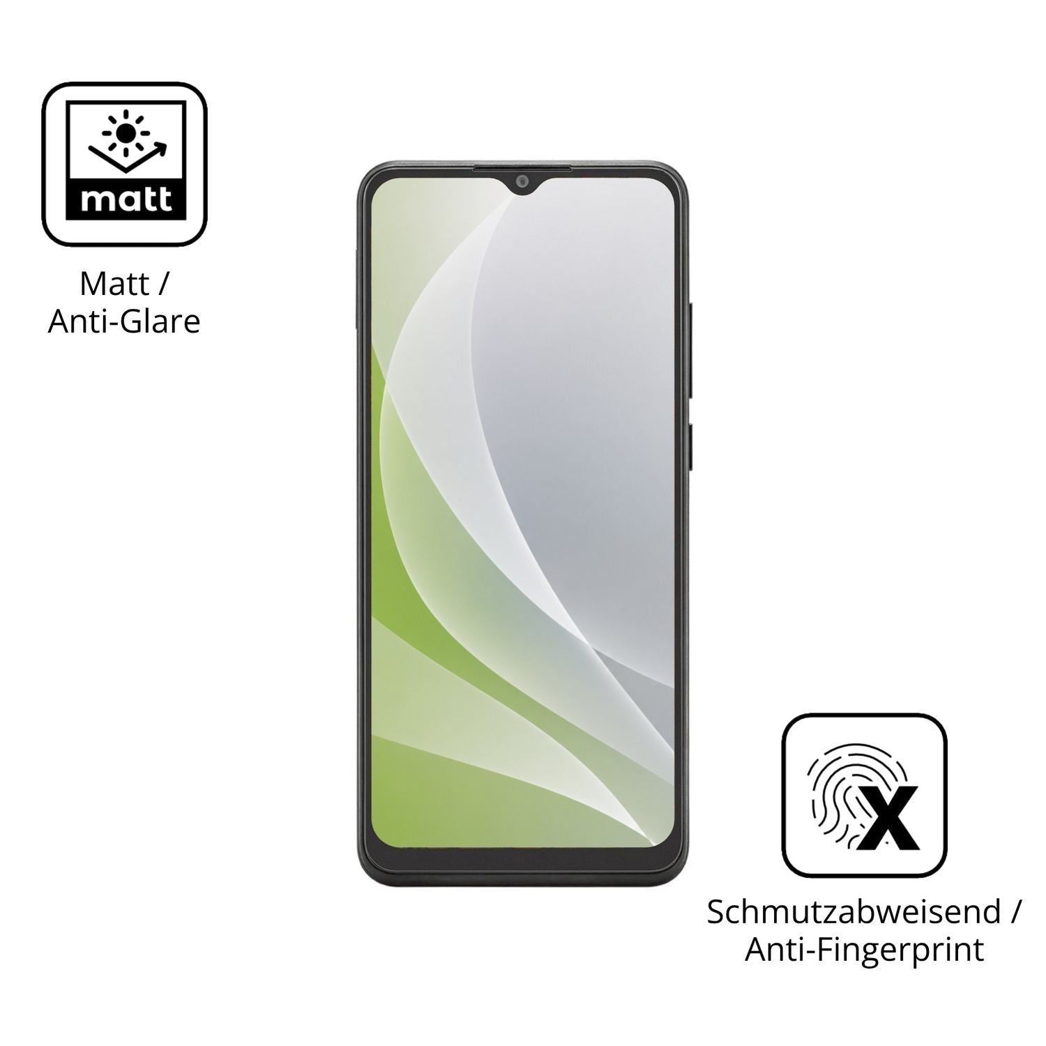 4x Schutzfolie matt für Telstra T-Pro Display-Schu (5)
