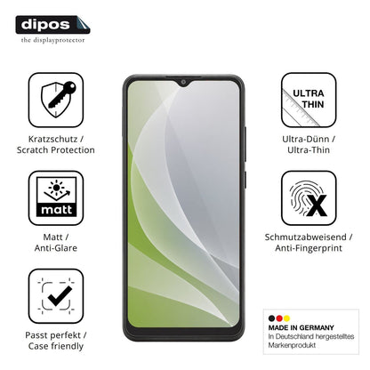 4x Schutzfolie matt für Telstra T-Pro Display-Schu (7)