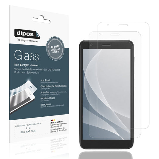 2x 9H Schutzfolie matt für ZTE Blade A3 Plus Panze (1)