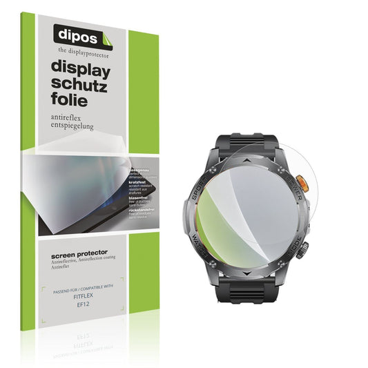 6x Schutzfolie matt für FITFLEX EF12 Display-Schut (1)