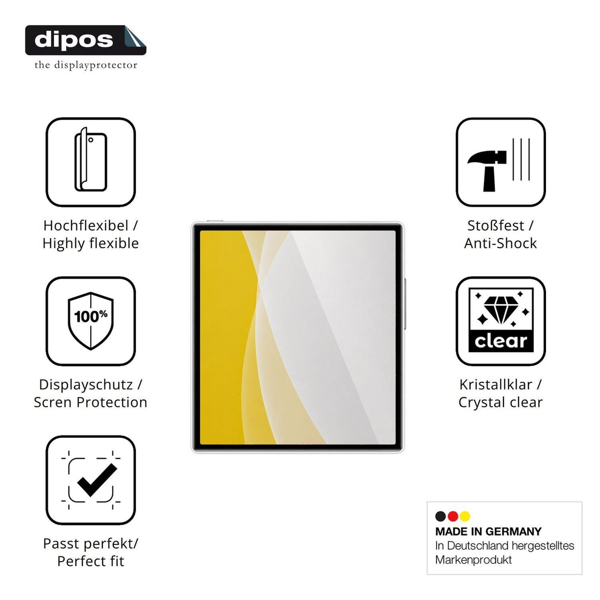 2x 3D Full Cover Schutzfolie für Philips Z19 (7)