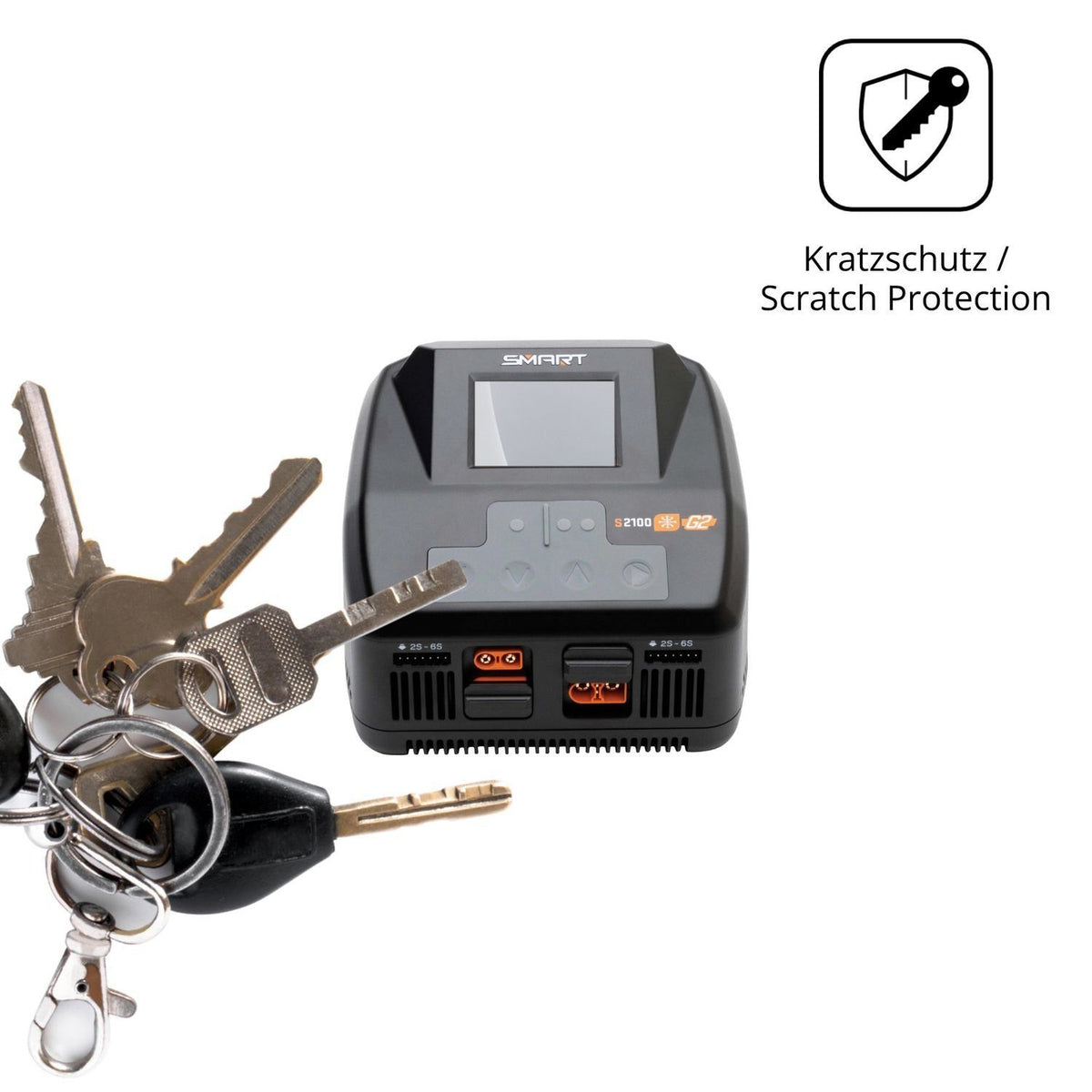 4x Schutzfolie matt für Spektrum Smart Charger S22 (4)