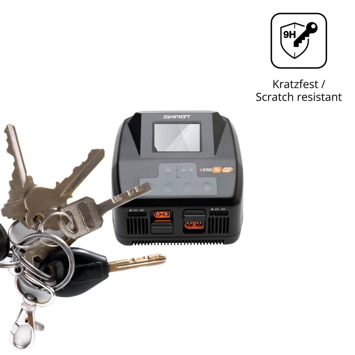 2x 9H Schutzfolie für Spektrum Smart Charger S2200 (3)