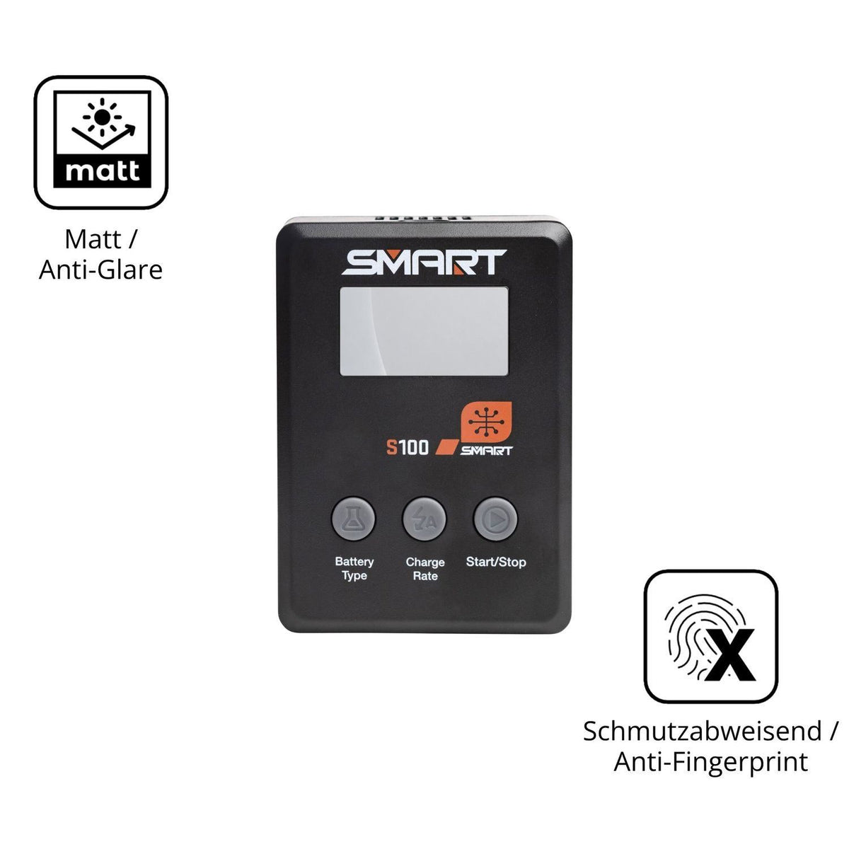2x 9H Schutzfolie matt für Spektrum Smart Charger  (5)