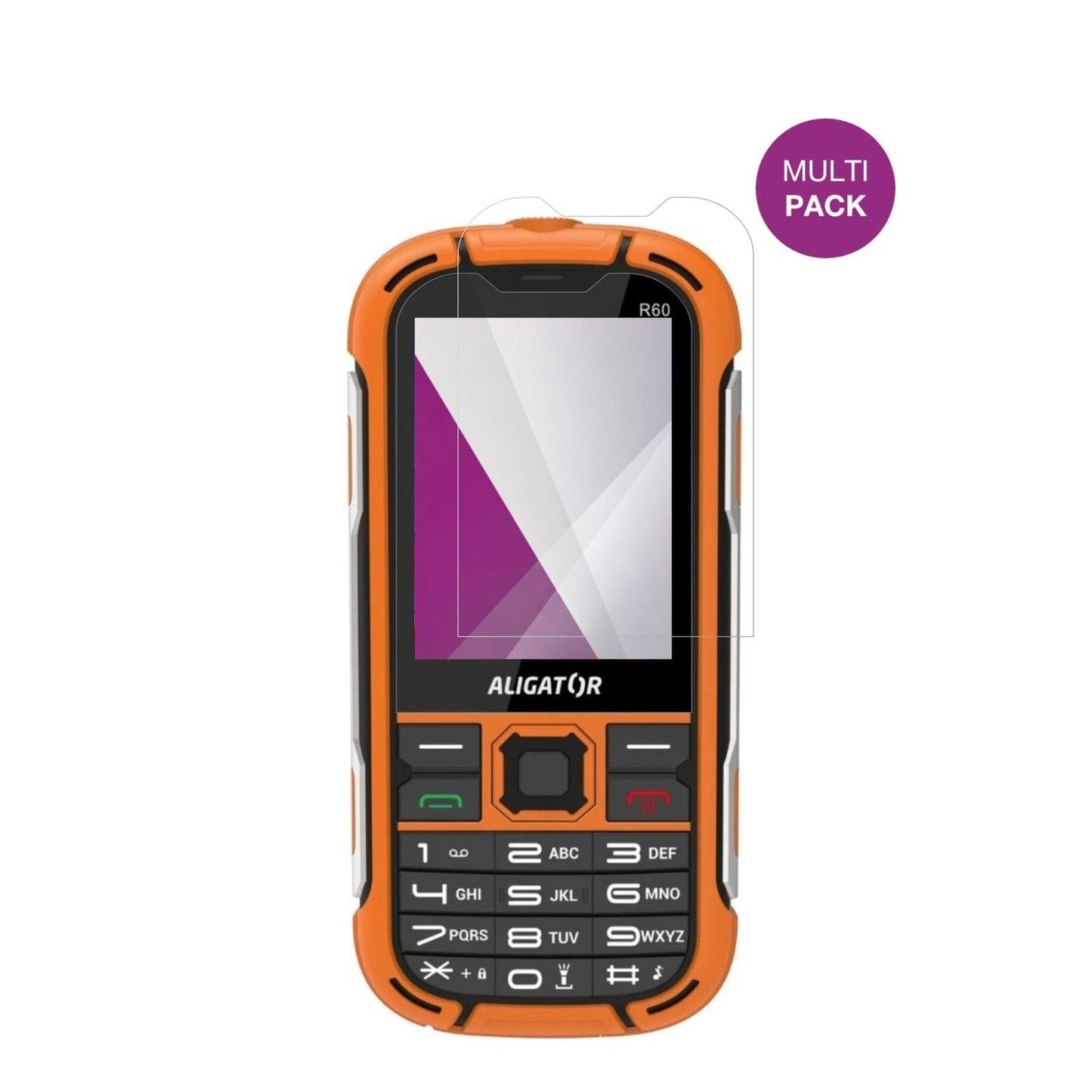 4x Schutzfolie klar für Aligator R60 4G eXtremo Di (2)