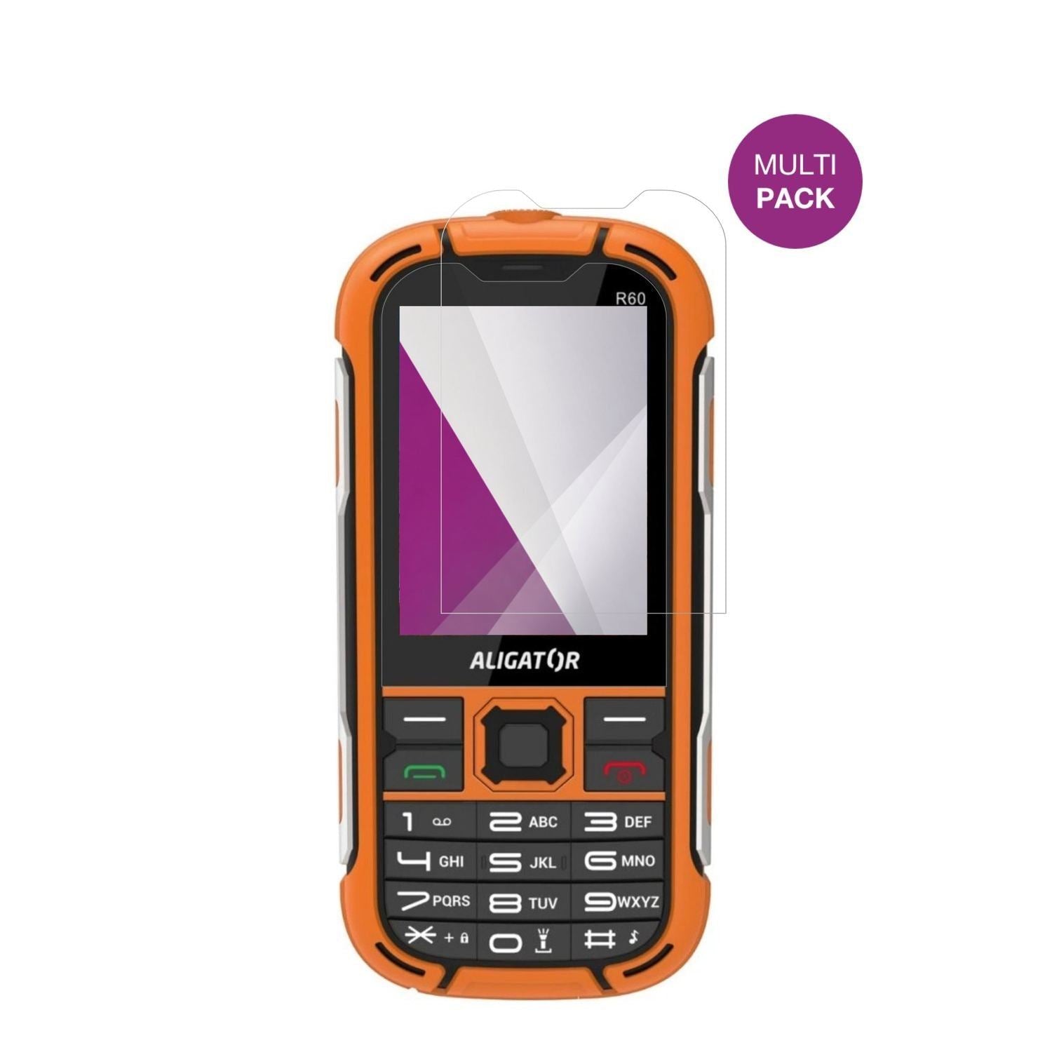 4x Schutzfolie klar für Aligator R60 4G eXtremo Di (2)