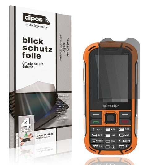 Blickschutzfolie für Aligator R60 4G eXtremo matt  (1)