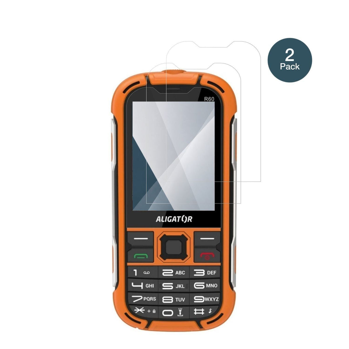 2x 9H Schutzfolie für Aligator R60 4G eXtremo Panz (2)