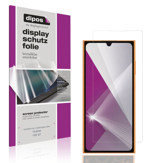 4x Schutzfolie klar für Oukitel C62 GT Display-Sch (1)
