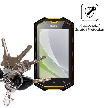 4x Schutzfolie matt für iGET Armor T40 Display-Sch (4)