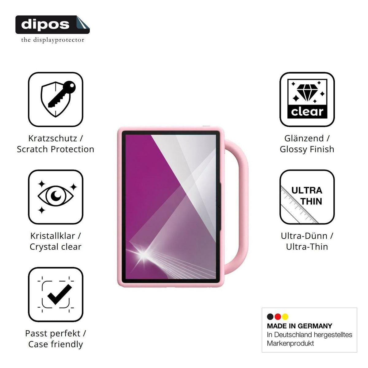 2x Schutzfolie klar für Doogee U11 Kid Display-Sch (7)