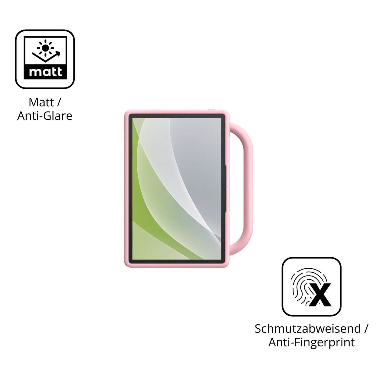2x Schutzfolie matt für Doogee U11 Kid Display-Sch (5)