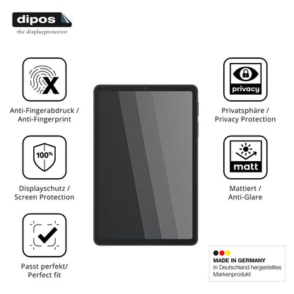 Blickschutzfolie für INOI Tab 2 Pro matt Schutzfol (5)