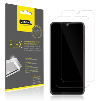 2x 3D Full Cover Schutzfolie für Walton Primo R6 m (1)