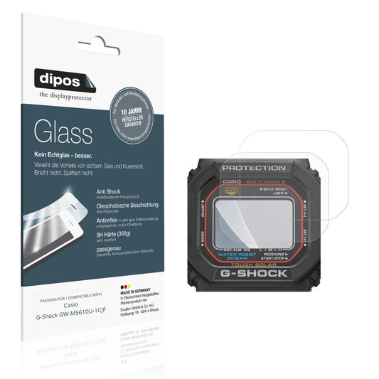 2x 9H Schutzfolie matt für Casio G-Shock GW-M5610U (1)