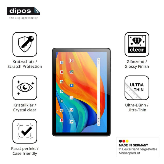 2x Schutzfolie klar für Kodak Tab K10 Display-Schu (1)