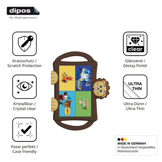 2x Schutzfolie klar für Logicom Logikids Star Disp (1)