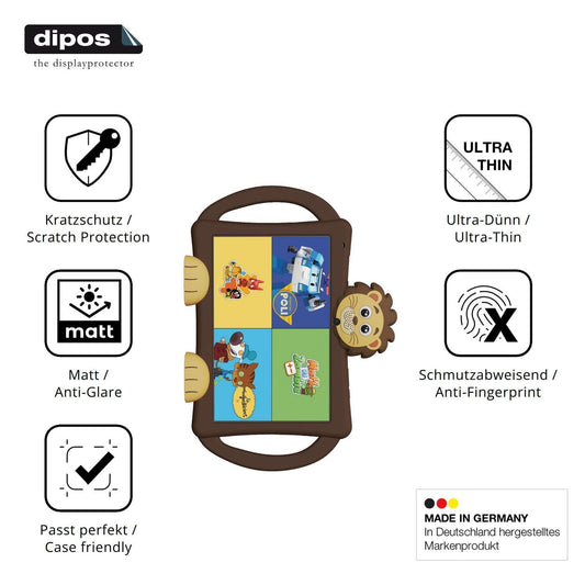 2x Schutzfolie matt für Logicom Logikids Star Disp (1)
