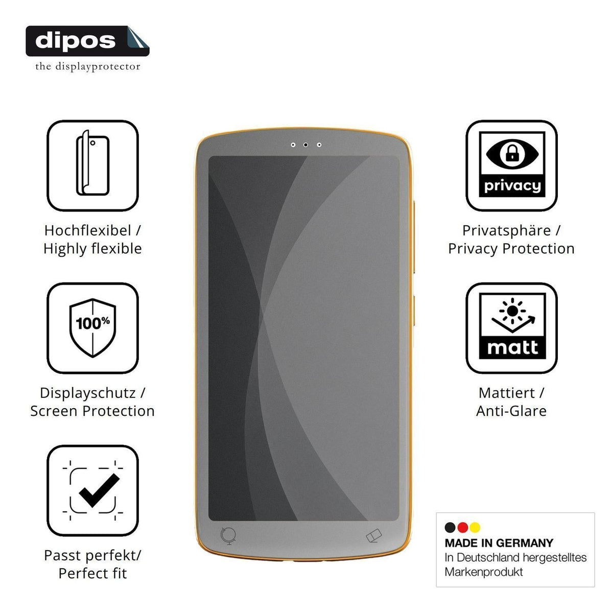 Full Cover Privacy Blickschutzfolie für TIMMKOO K1 (5)