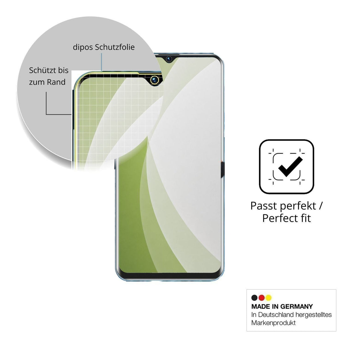 2x Full Cover Schutzfolie matt für Fine Life Pro D (6)