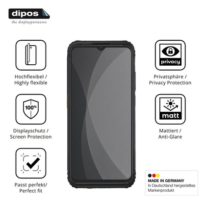Full Cover Privacy Blickschutzfolie für AGM H6 (5)