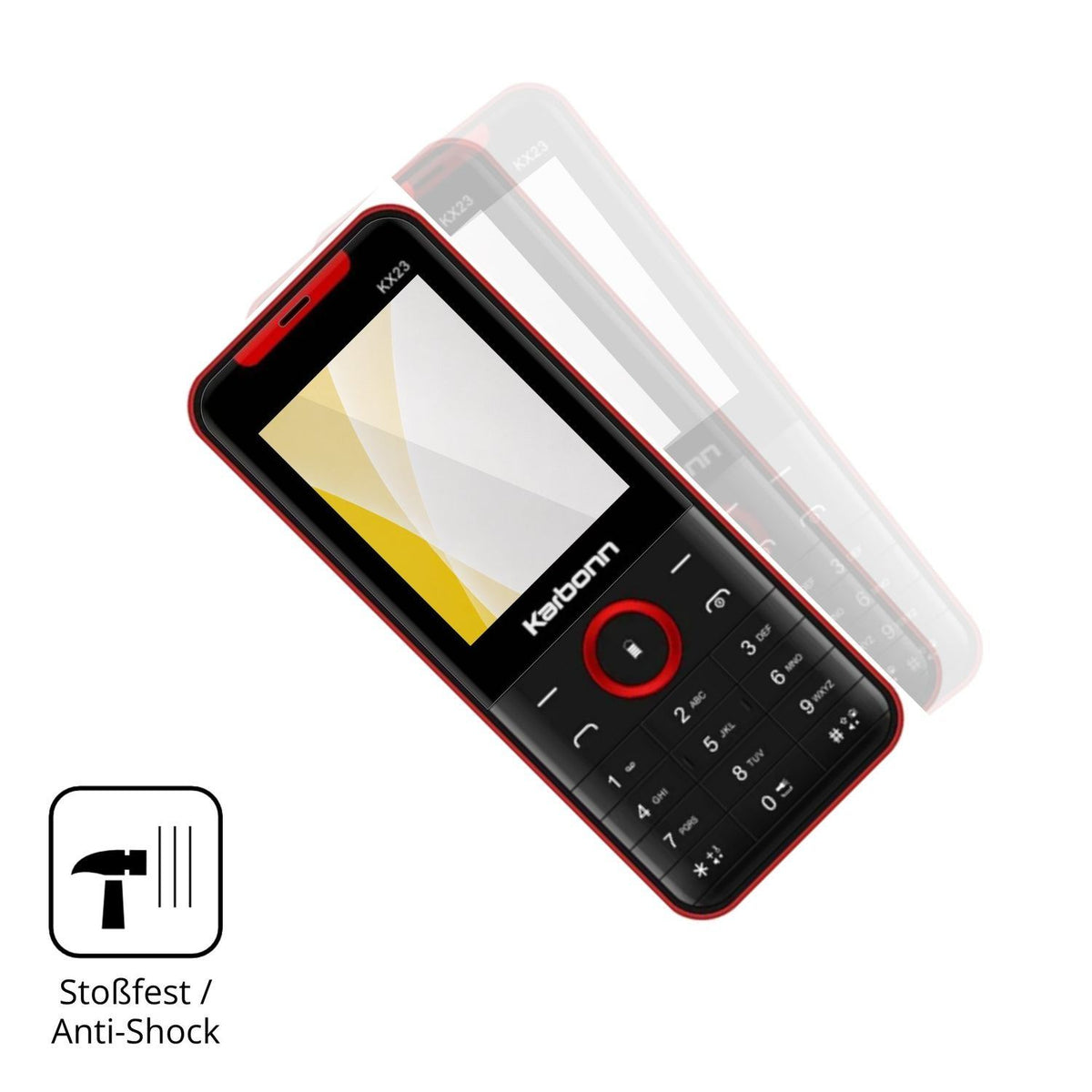 2x 3D Full Cover Schutzfolie für Karbonn KX23 (4)