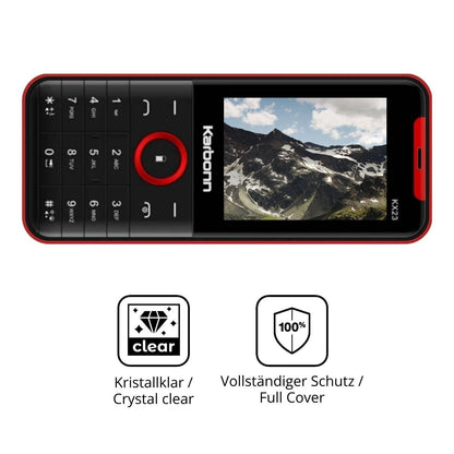 2x 3D Full Cover Schutzfolie für Karbonn KX23 (5)