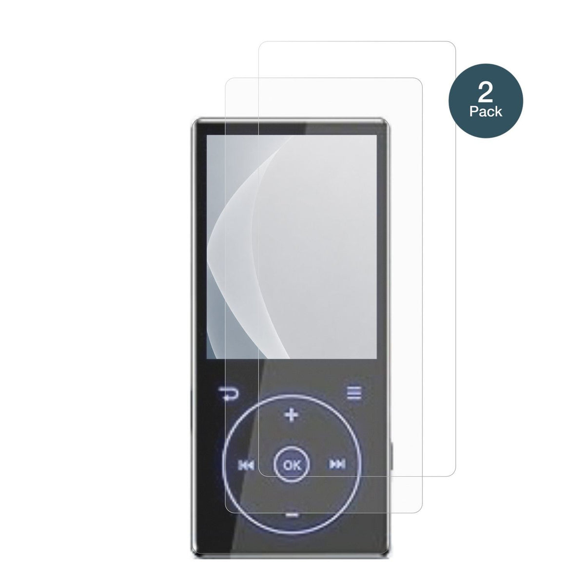 2x 9H Schutzfolie matt für PlayerPure A3 MP3-Playe (2)