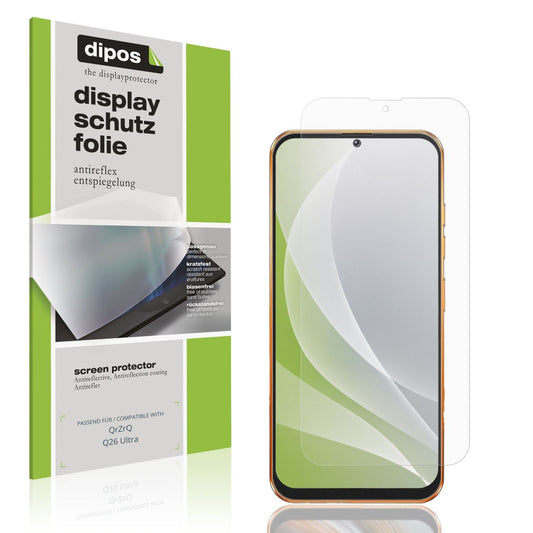 4x Schutzfolie matt für QrZrQ Q26 Ultra Display-Sc (1)