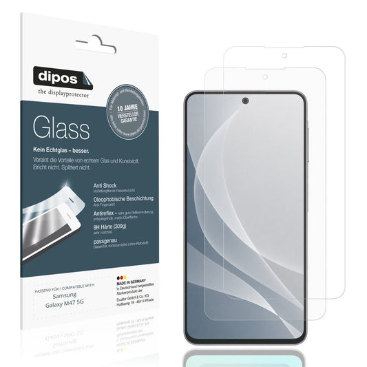 2x 9H Schutzfolie matt für Samsung Galaxy M47 5G P (1)