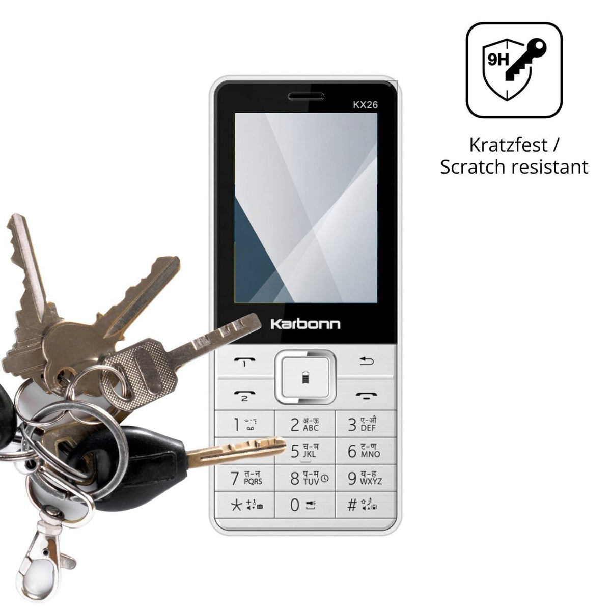 2x 9H Schutzfolie für Karbonn KX26 Panzerfolie (3)