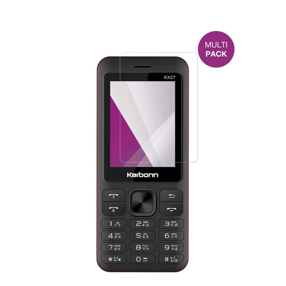 4x Schutzfolie klar für Karbonn KX27 Display-Schut (2)