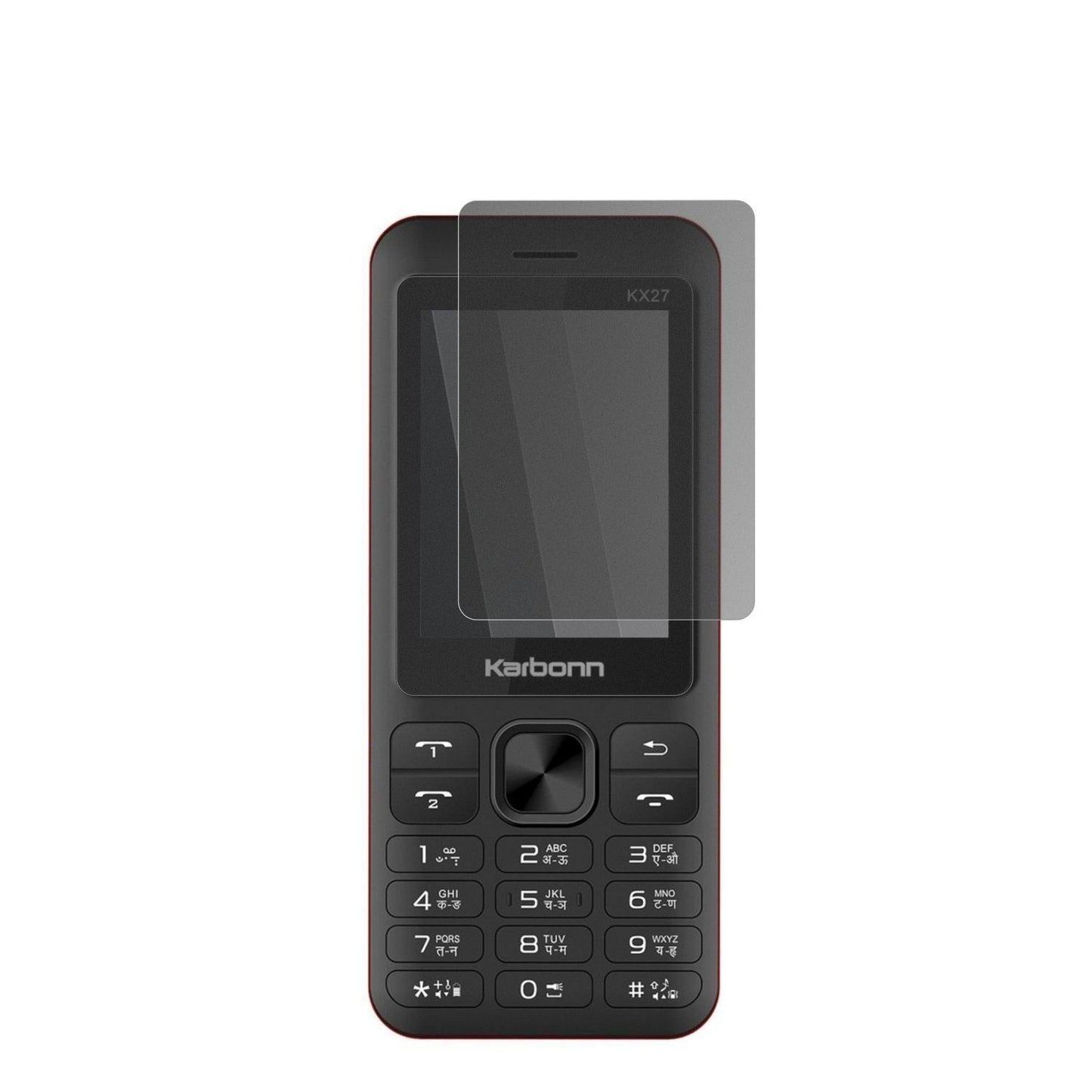 Blickschutzfolie für Karbonn KX27 matt Schutzfolie (2)