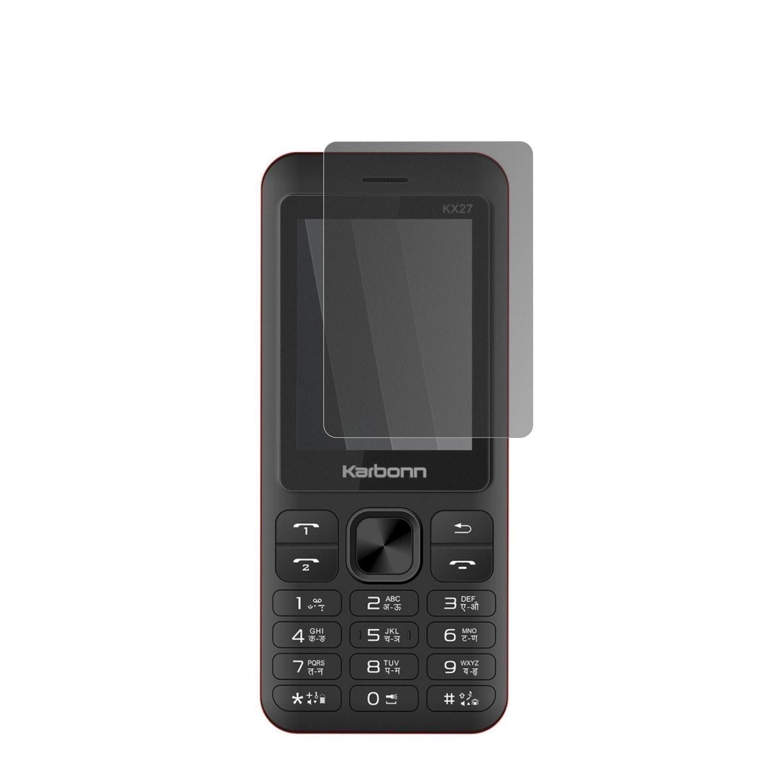 Blickschutzfolie für Karbonn KX27 matt Schutzfolie (2)