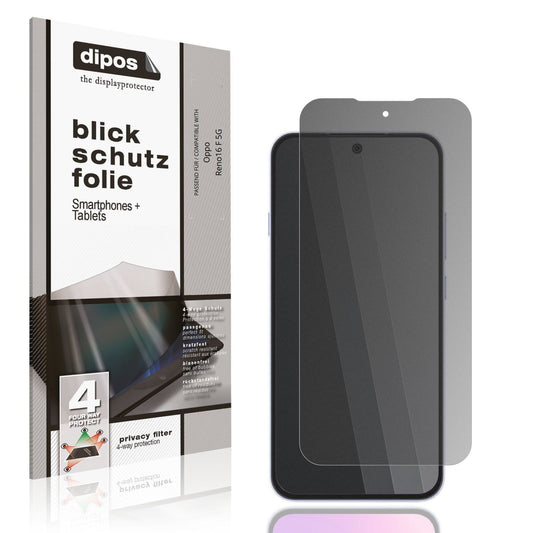 Blickschutzfolie für Oppo Reno16 F 5G matt Schutzf (1)