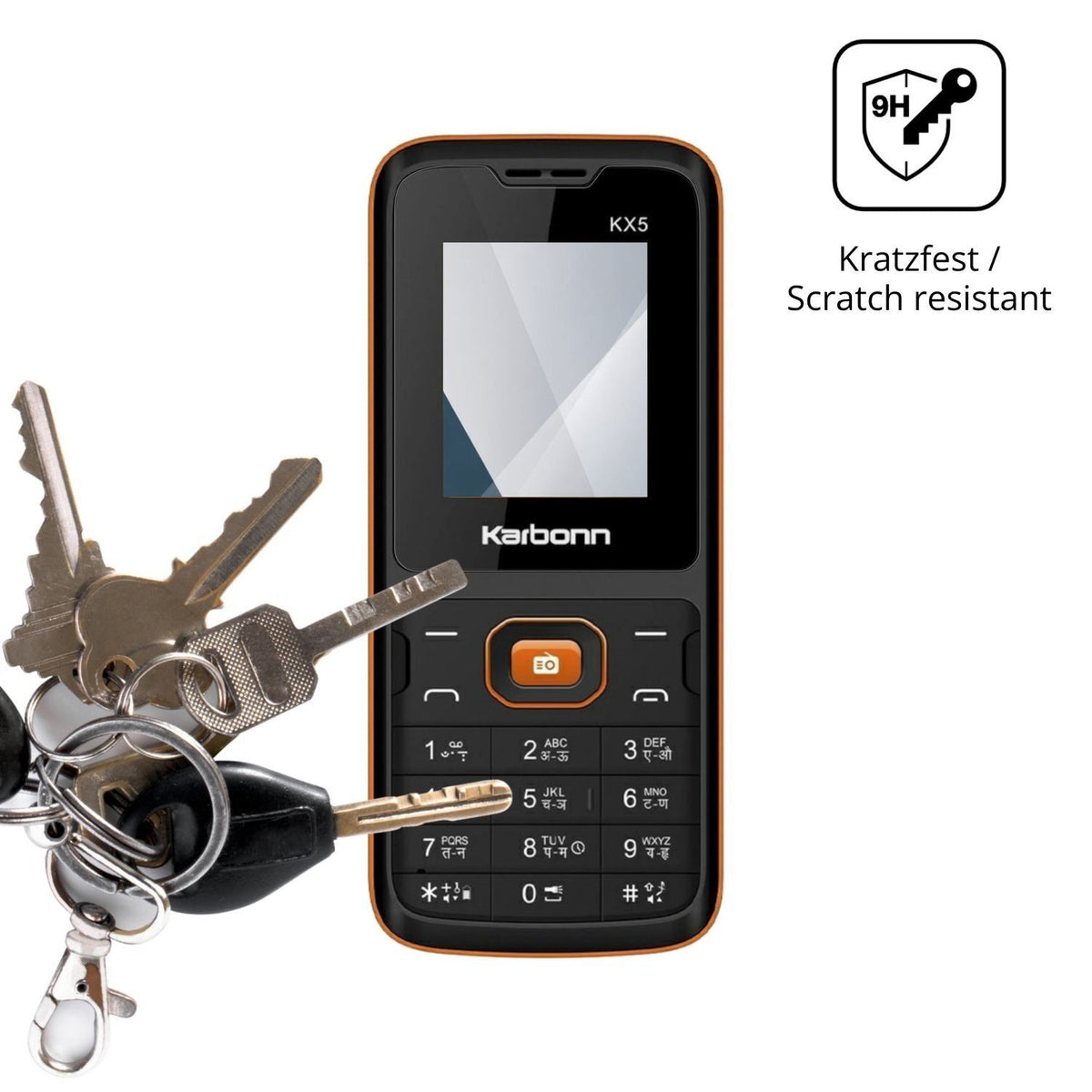 2x 9H Schutzfolie für Karbonn KX5 Panzerfolie (3)