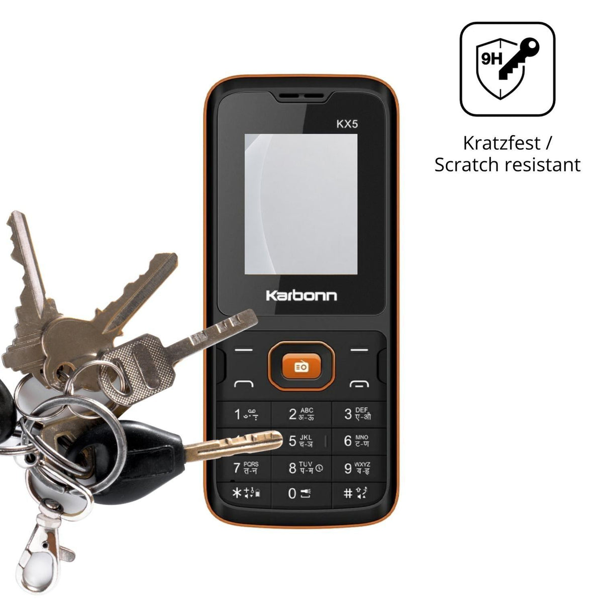 2x 9H Schutzfolie matt für Karbonn KX5 Panzerfolie (3)