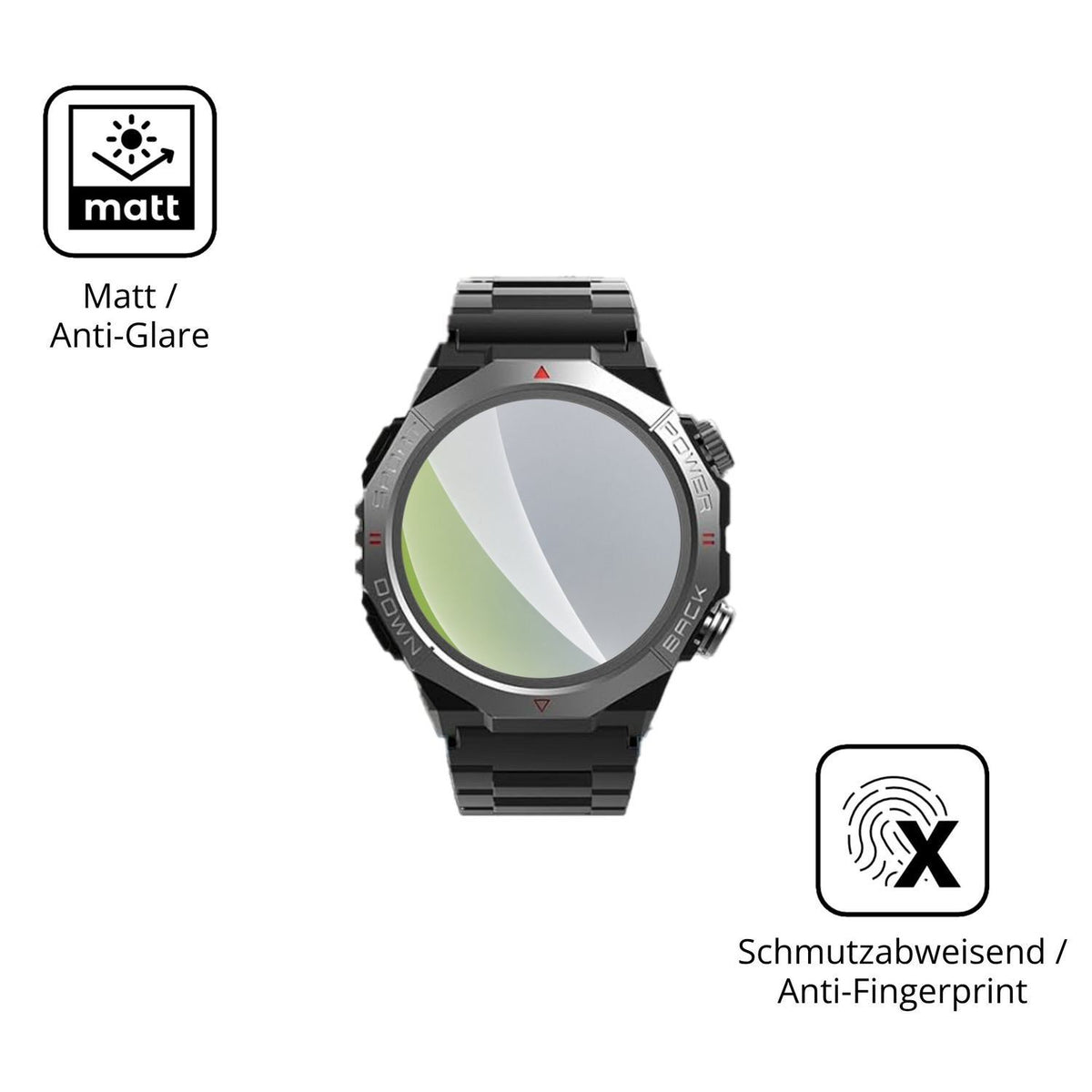 6x Schutzfolie matt für Qecnato S10 Display-Schutz (5)