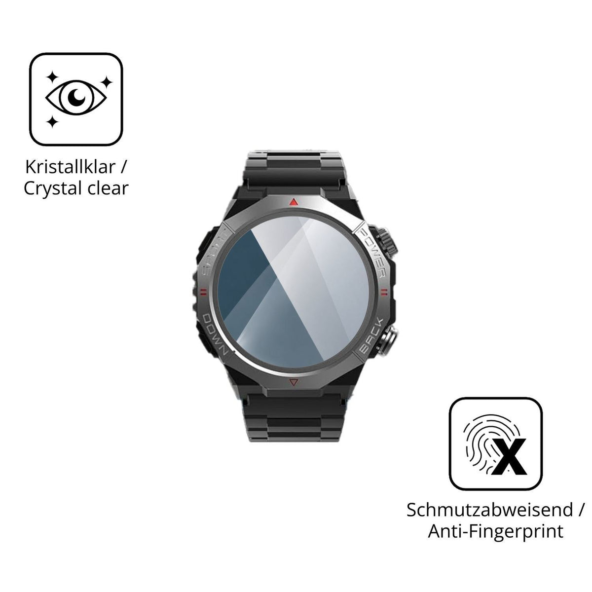 2x 9H Schutzfolie für Qecnato S10 Panzerfolie (5)