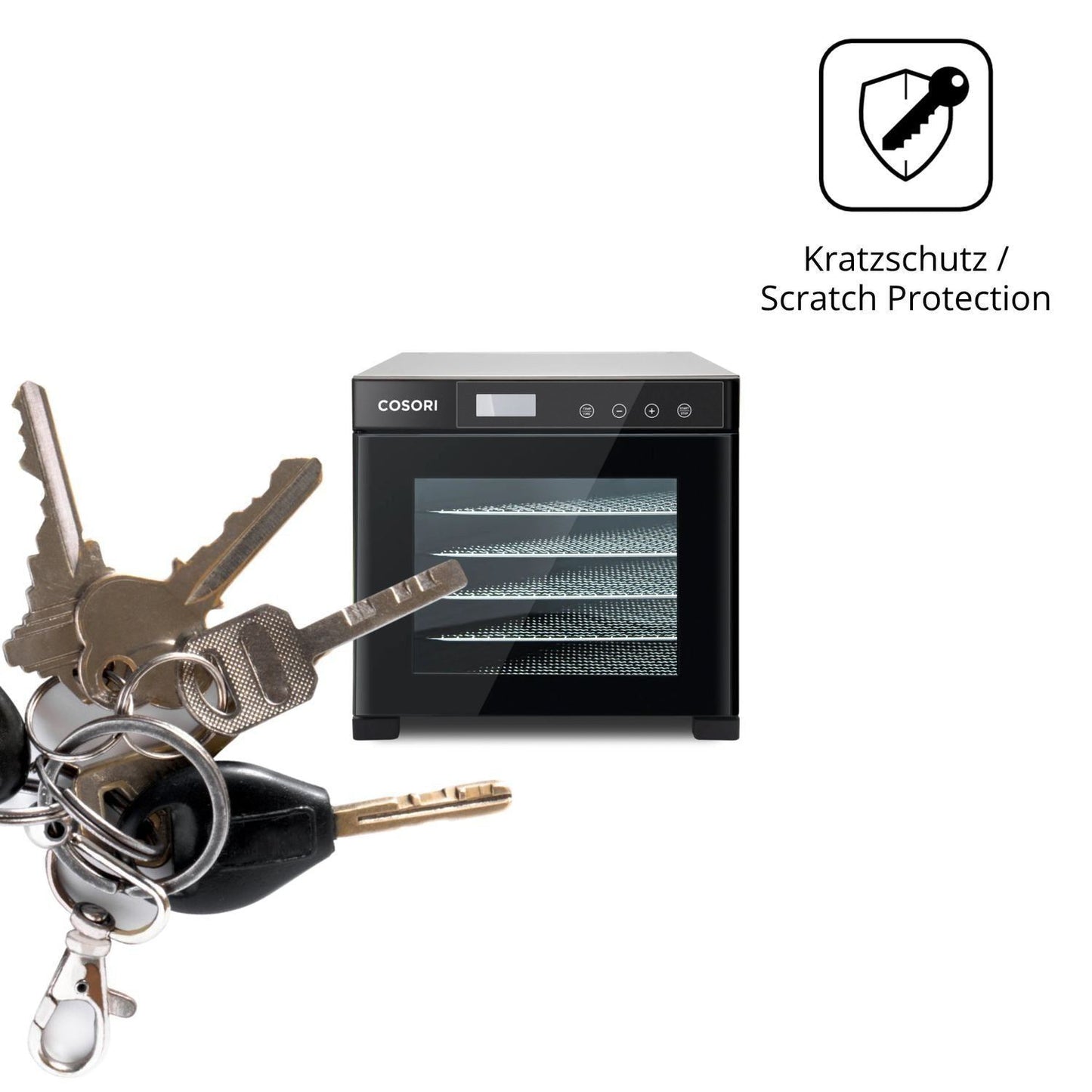 2x Schutzfolie matt für Cosori CP267-FD Display-Sc (4)