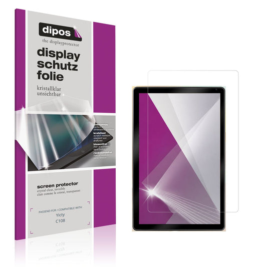 2x Schutzfolie klar für Yicty C108 Display-Schutzf (1)