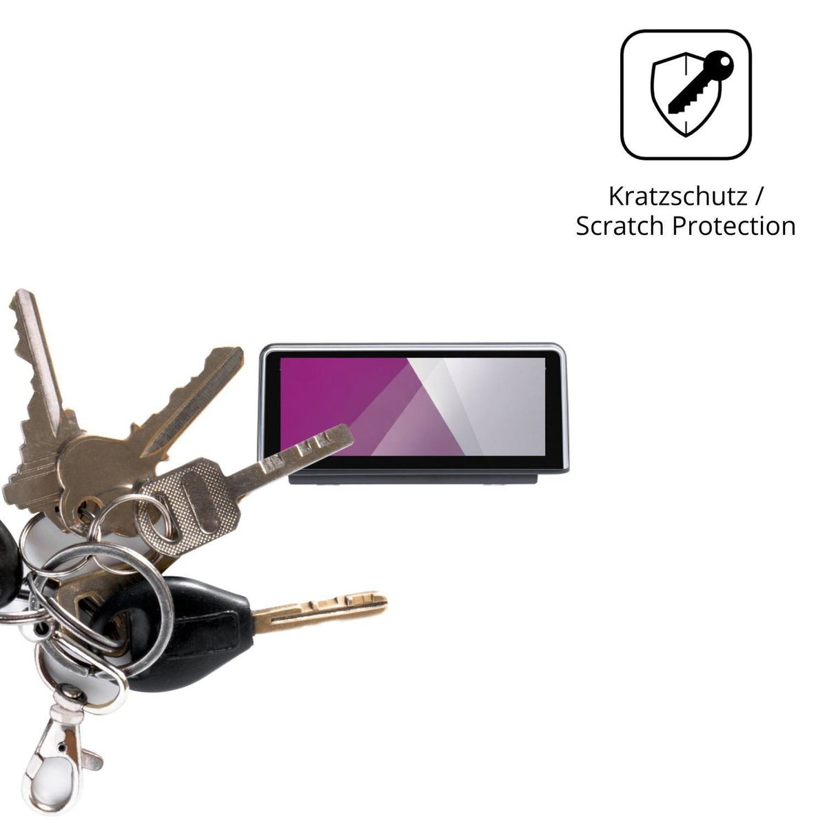 2x Schutzfolie klar für JFSound JF-032B5O-CIC Disp (4)