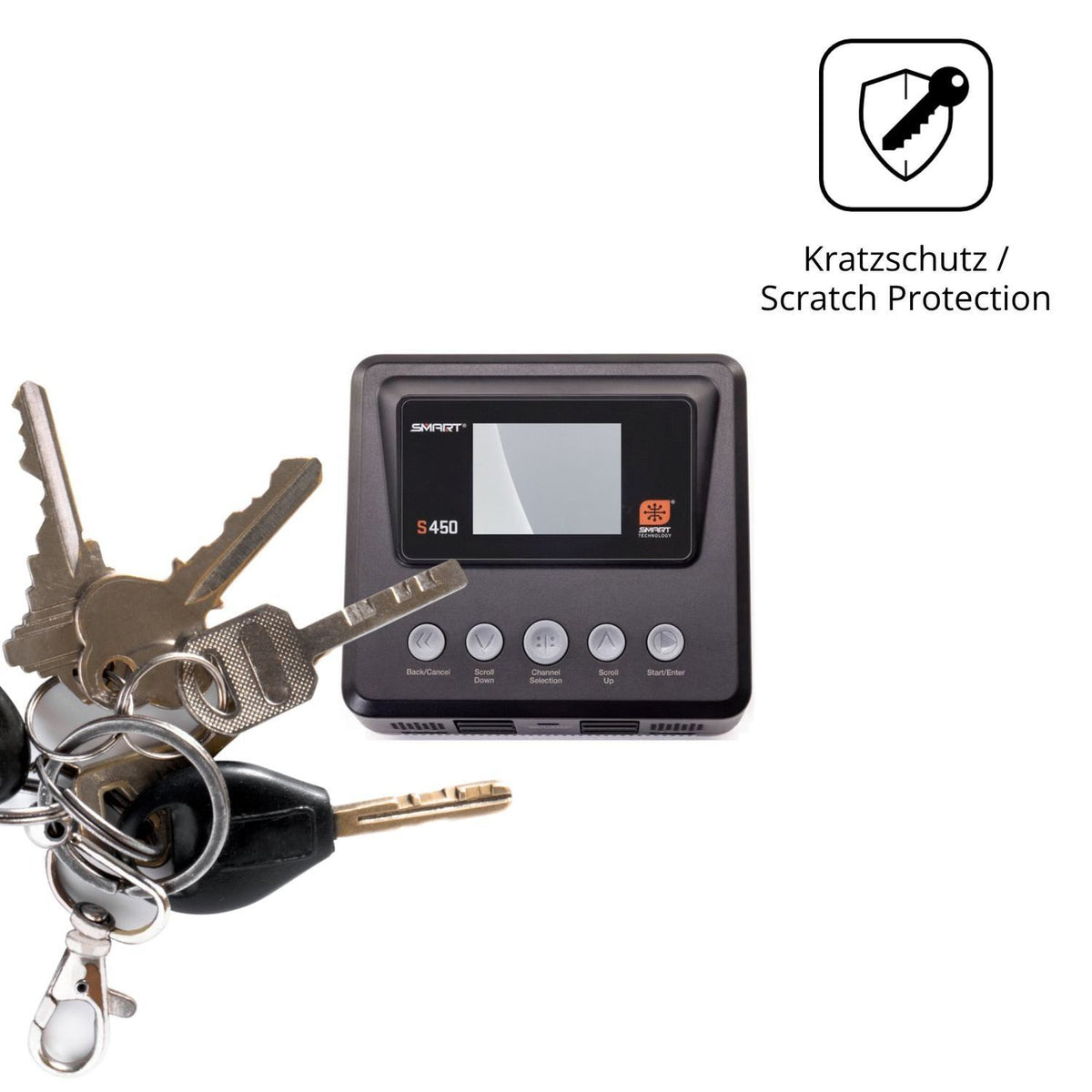 2x Schutzfolie matt für Spektrum Smart Charger S45 (4)