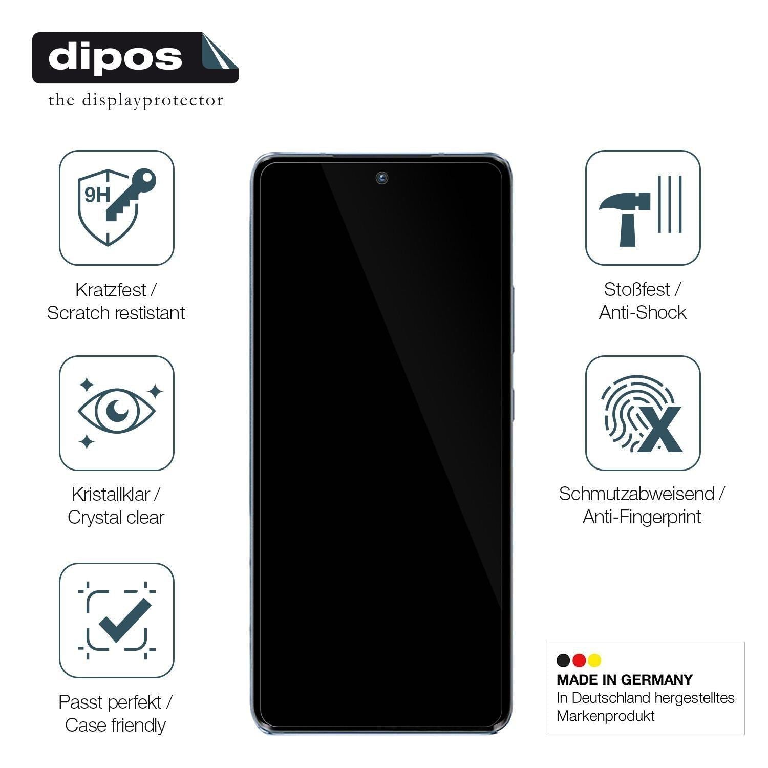 2x 9H Schutzfolie für Motorola Moto S30 Pro Panzer (7)