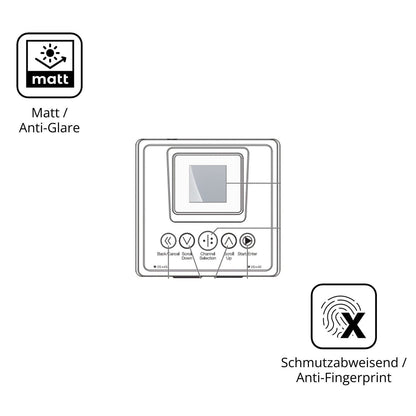 2x Schutzfolie matt für Spektrum Smart Charger S25 (5)