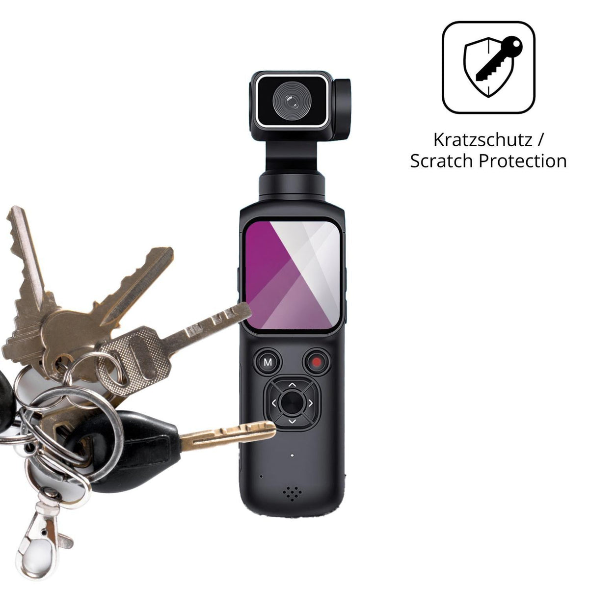 4x Schutzfolie klar für LAMA HJD05 Display-Schutzf (4)
